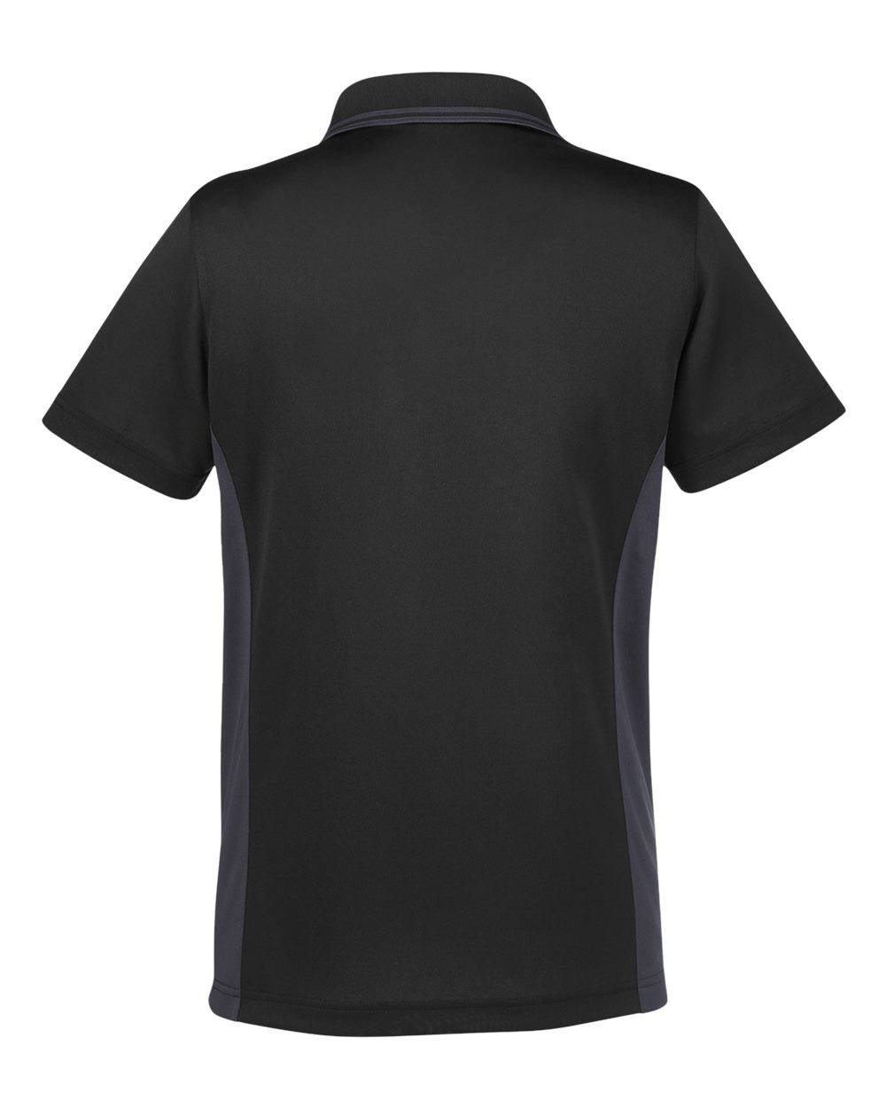 Harriton Women's Flash Snag Protection Plus IL Colorblock Polo - M386W Black- Dark Charcoal
