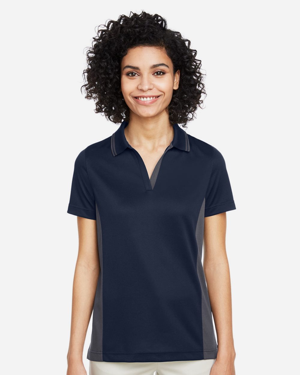 Team 365 Women's Flash Snag Protection Plus IL Colorblock Polo - M386W