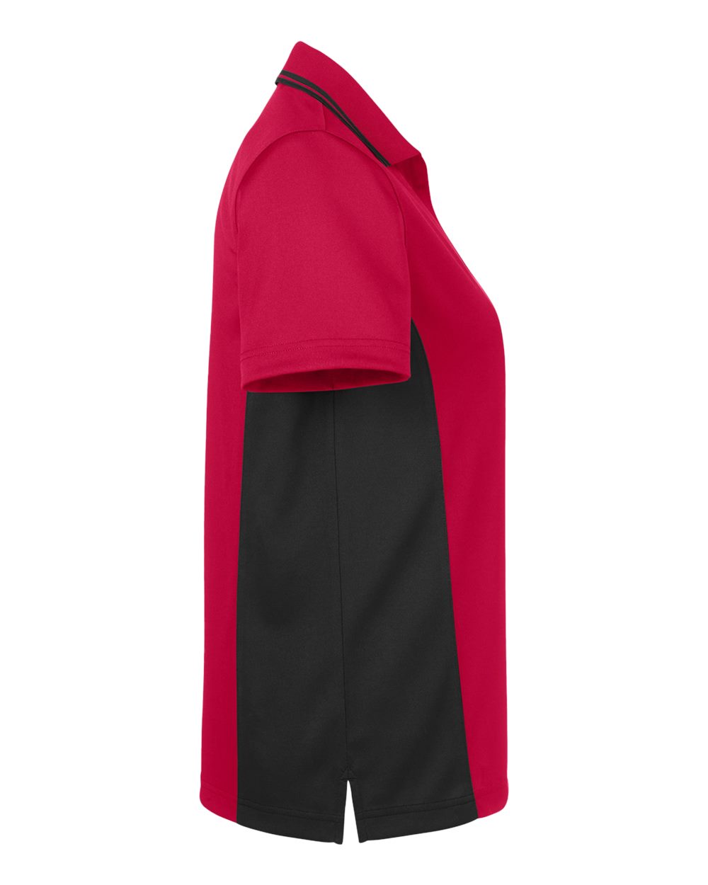 Harriton Women's Flash Snag Protection Plus IL Colorblock Polo - M386W Red- Black