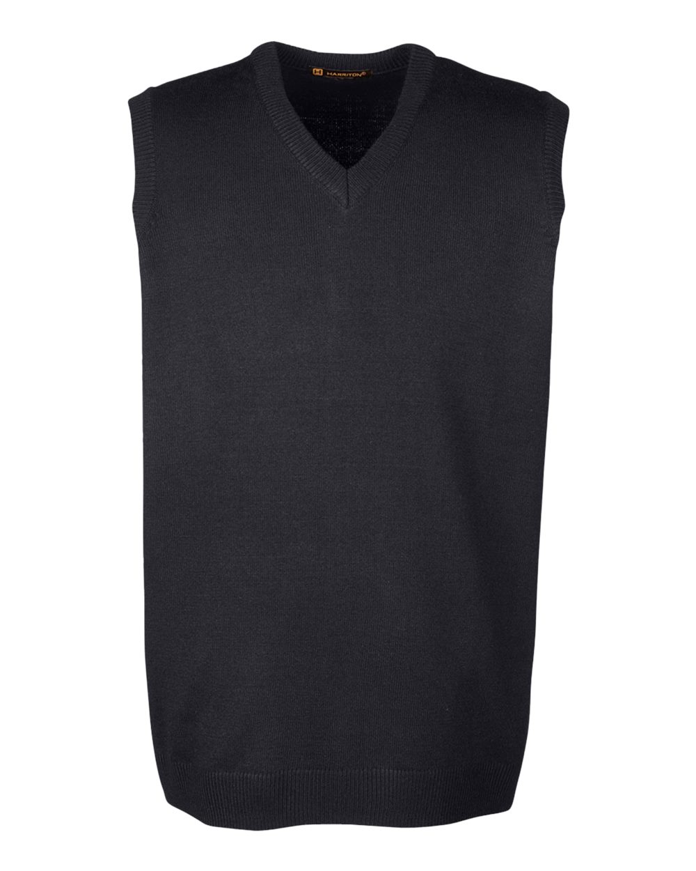 Harriton Men's Pilbloc™ V-Neck Sweater Vest - M415 Black