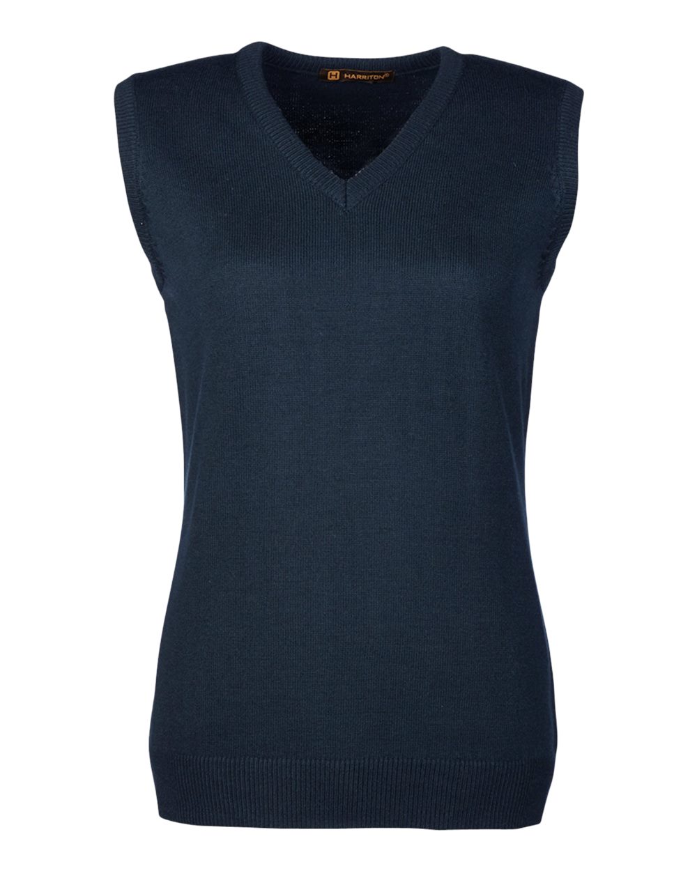 Harriton Women's Pilbloc™ V-Neck Sweater Vest - M415W Dark Navy
