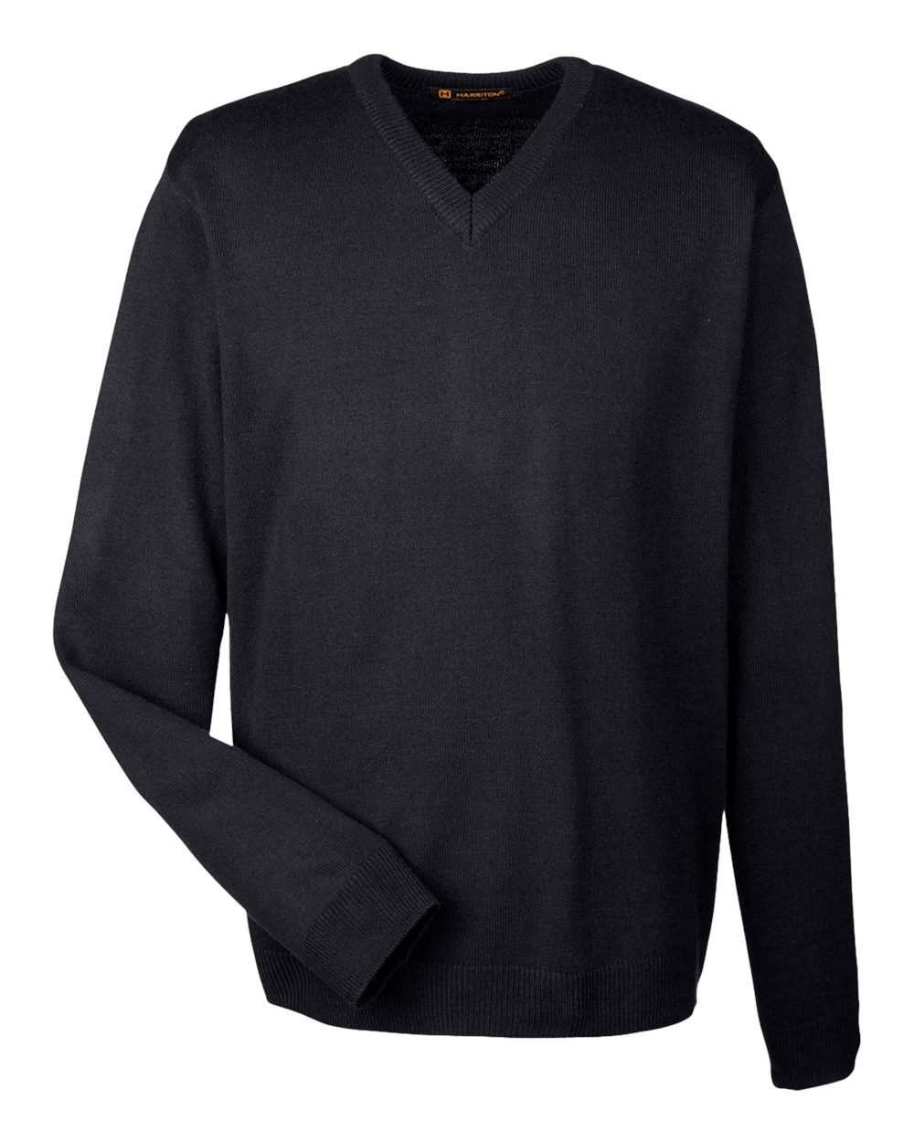 Harriton Men's Pilbloc™ V-Neck Sweater - M420 Black