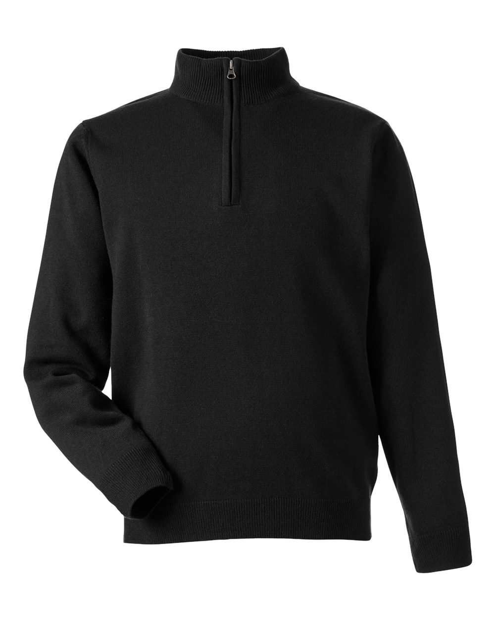 Harriton Unisex Pilbloc™ Quarter-Zip Pullover Sweater - M421 Black