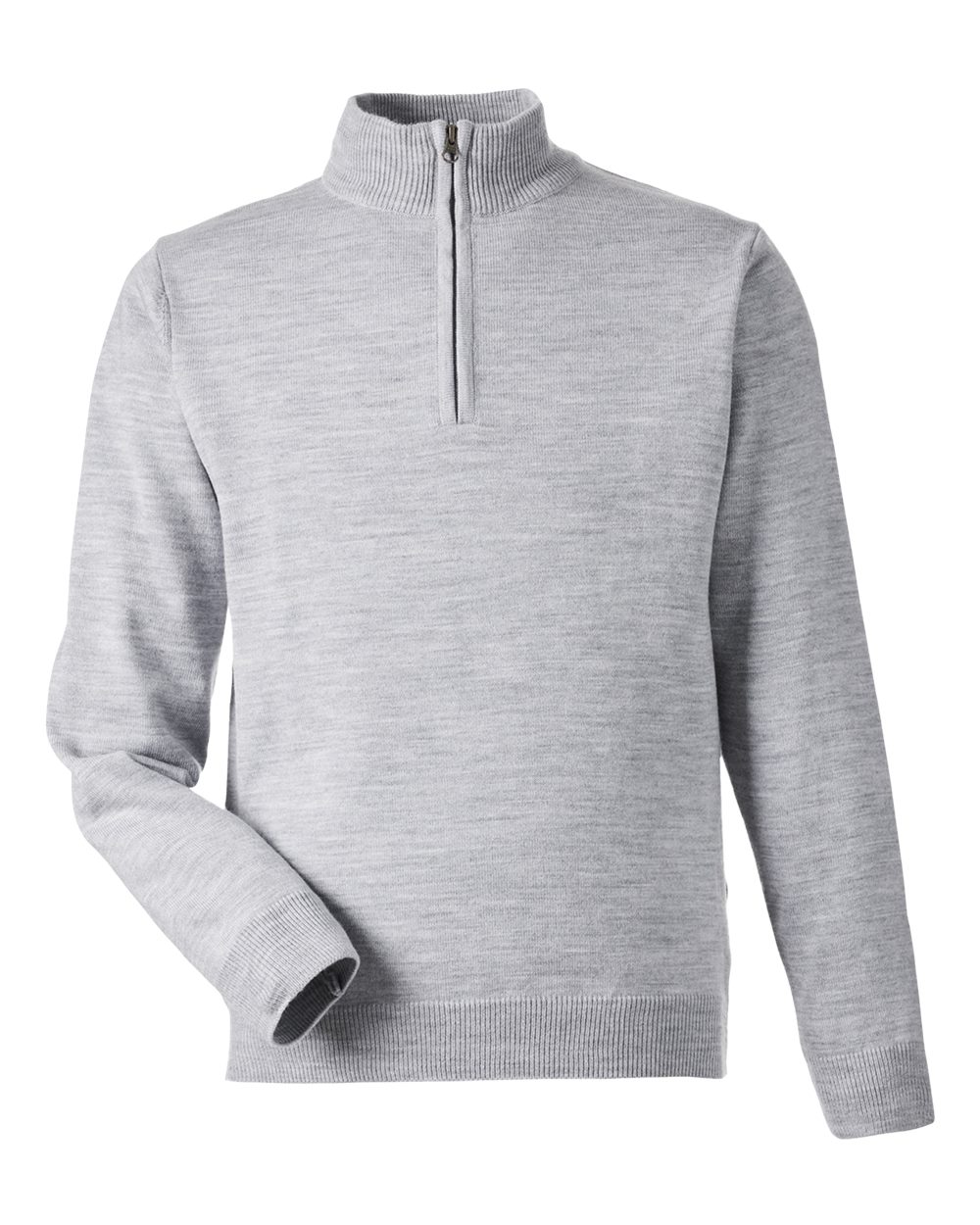 Harriton Unisex Pilbloc™ Quarter-Zip Pullover Sweater - M421 Grey Heather
