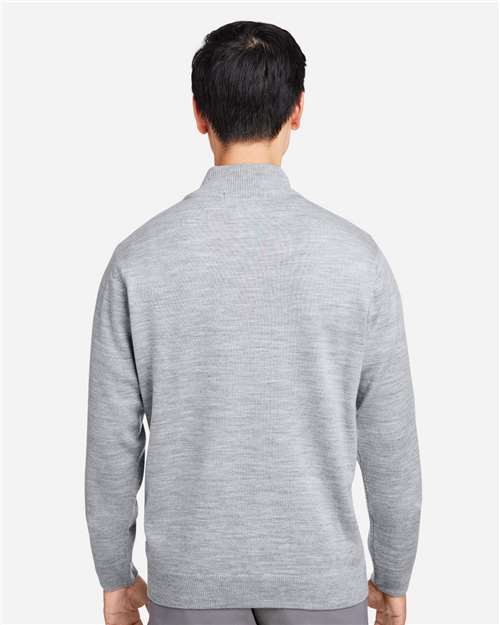 Harriton Unisex Pilbloc™ Quarter-Zip Pullover Sweater - M421 Grey Heather