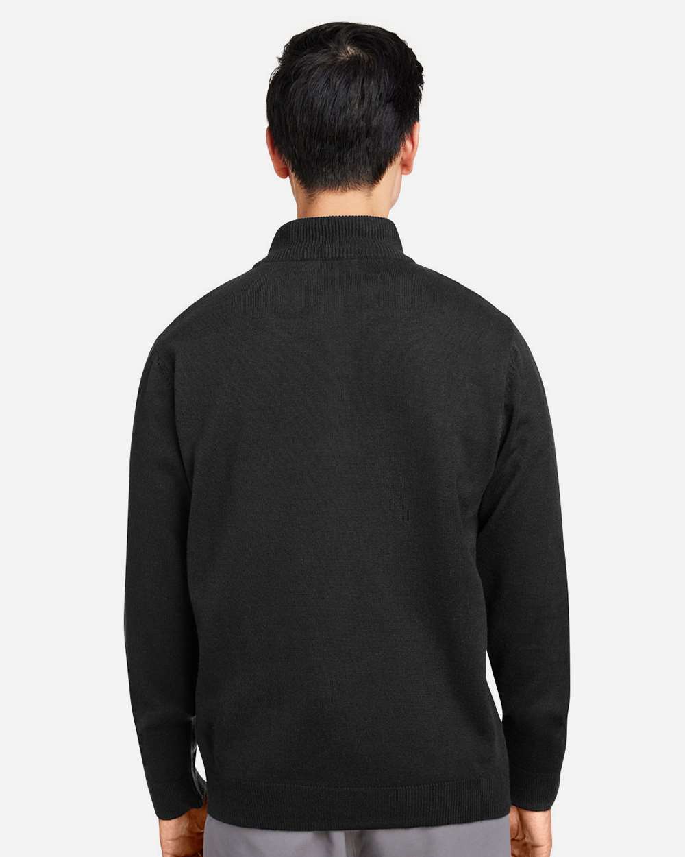 Harriton Unisex Pilbloc™ Quarter-Zip Pullover Sweater - M421 Black