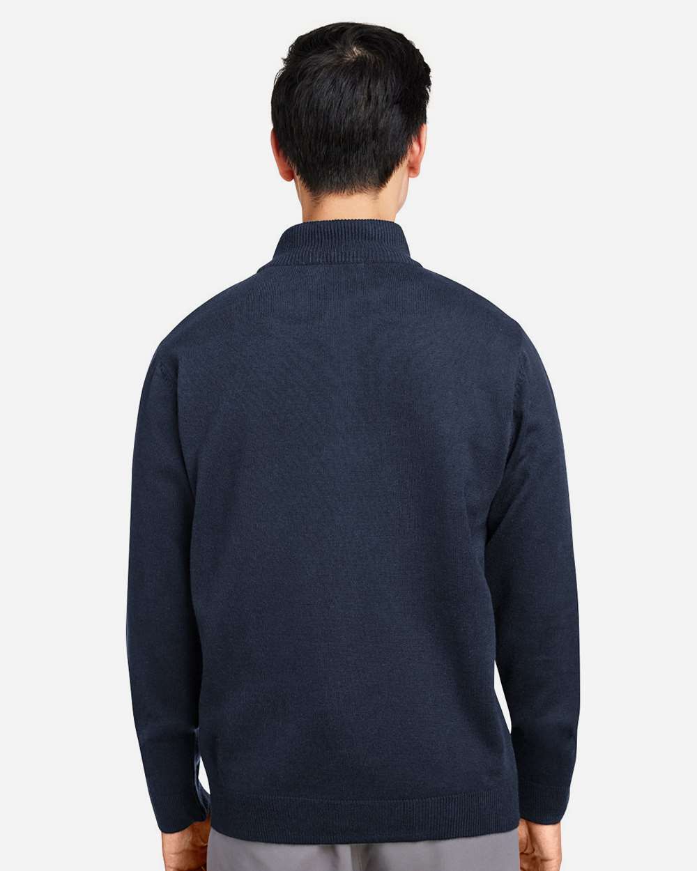 Harriton Unisex Pilbloc™ Quarter-Zip Pullover Sweater - M421 Dark Navy