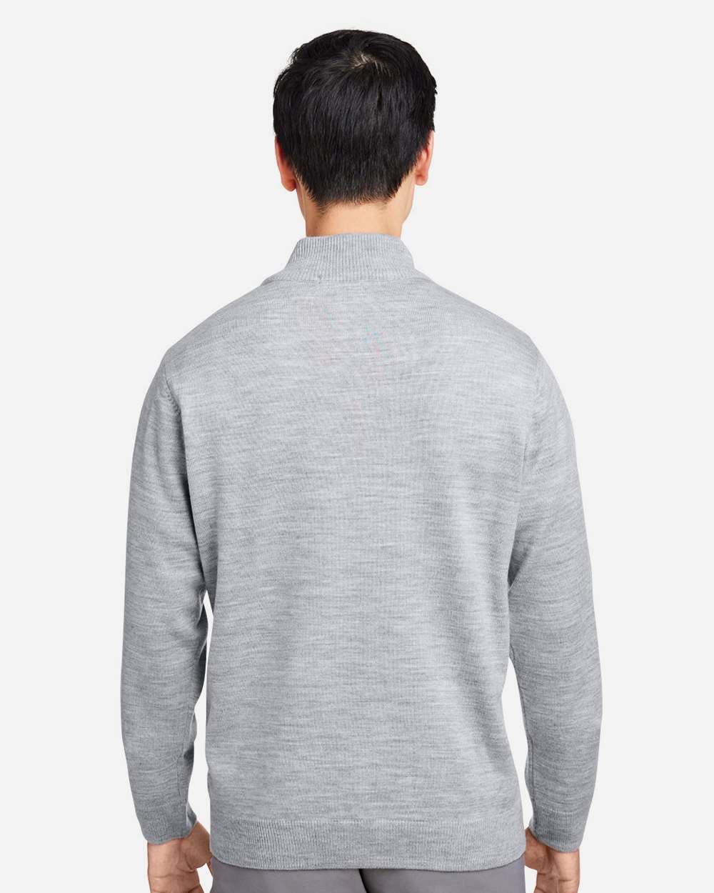 Harriton Unisex Pilbloc™ Quarter-Zip Pullover Sweater - M421 Grey Heather