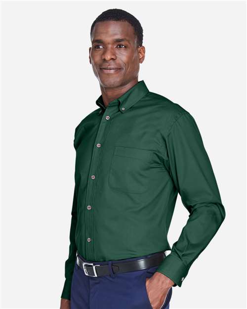 Harriton Men's Easy Blend™ Twill Shirt - M500 Hunter
