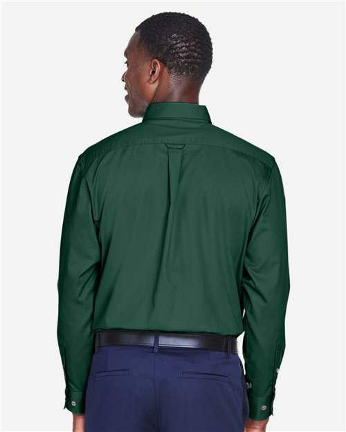 Harriton Men's Easy Blend™ Twill Shirt - M500 Hunter