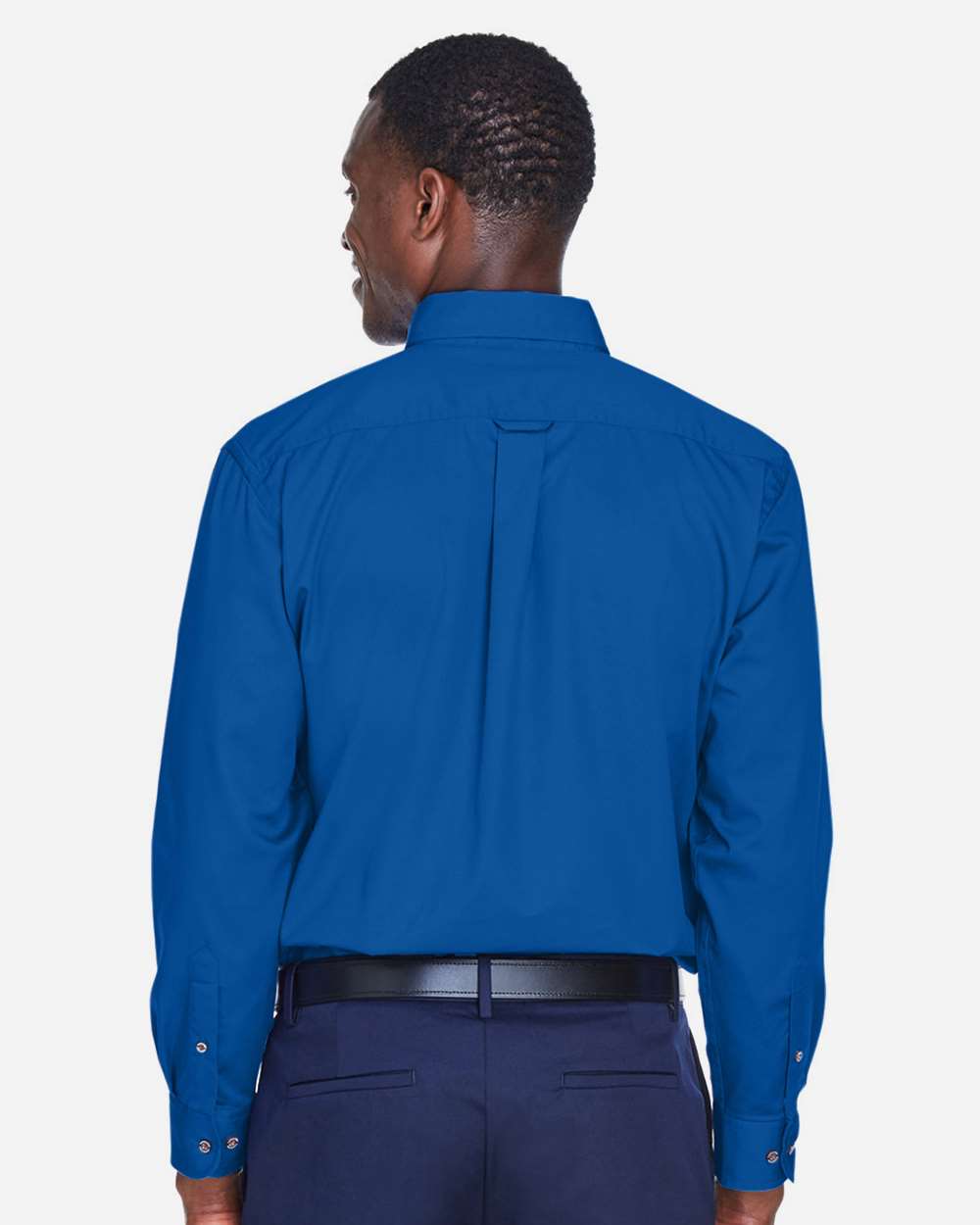 Harriton Men's Easy Blend™ Twill Shirt - M500 French Blue