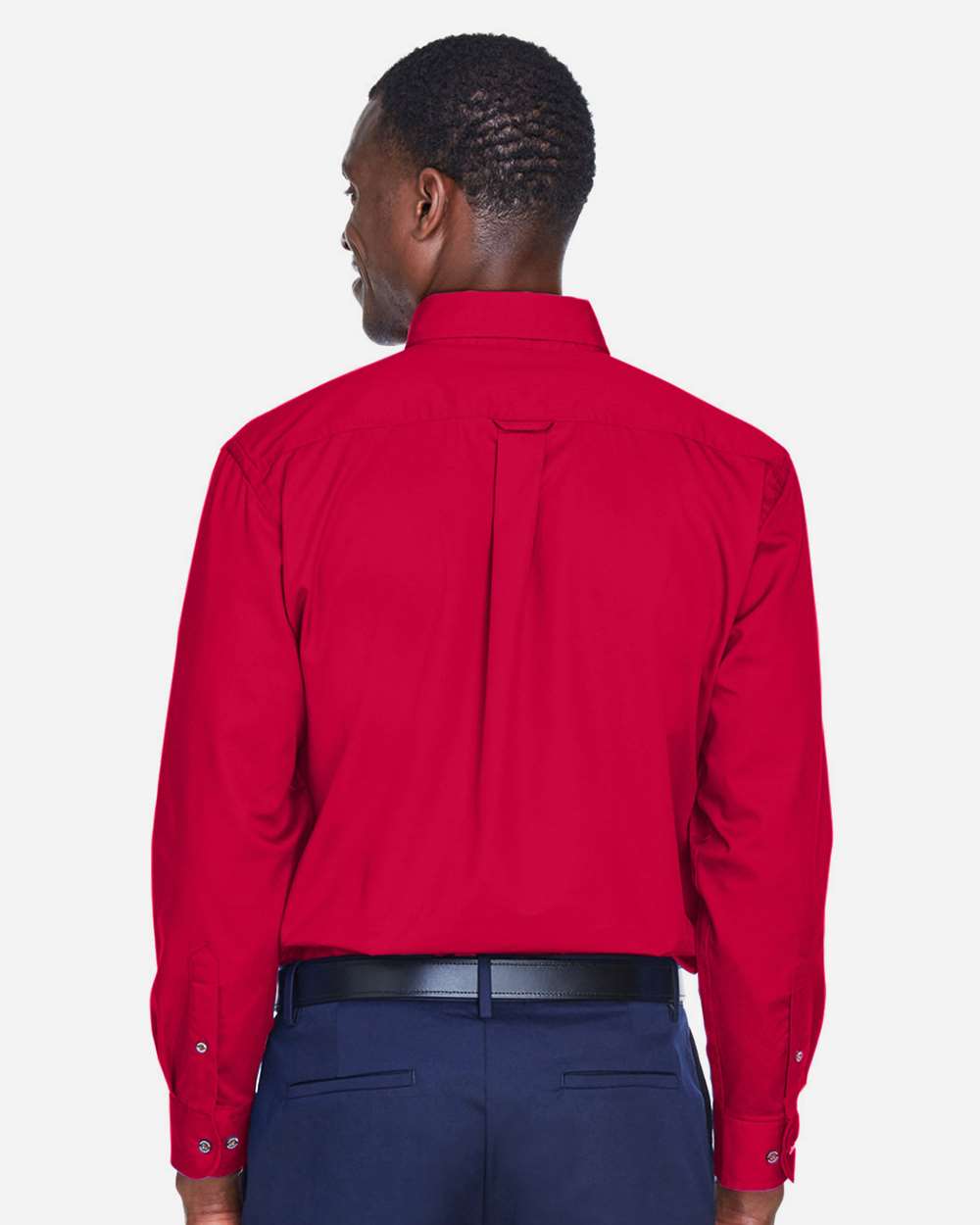 Harriton Men's Easy Blend™ Twill Shirt - M500 Red