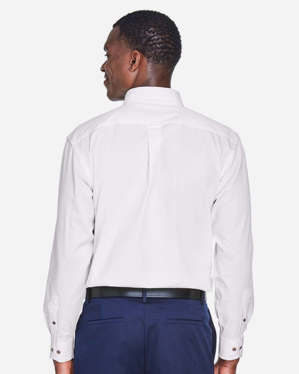 Harriton Men's Easy Blend™ Twill Shirt - M500 White
