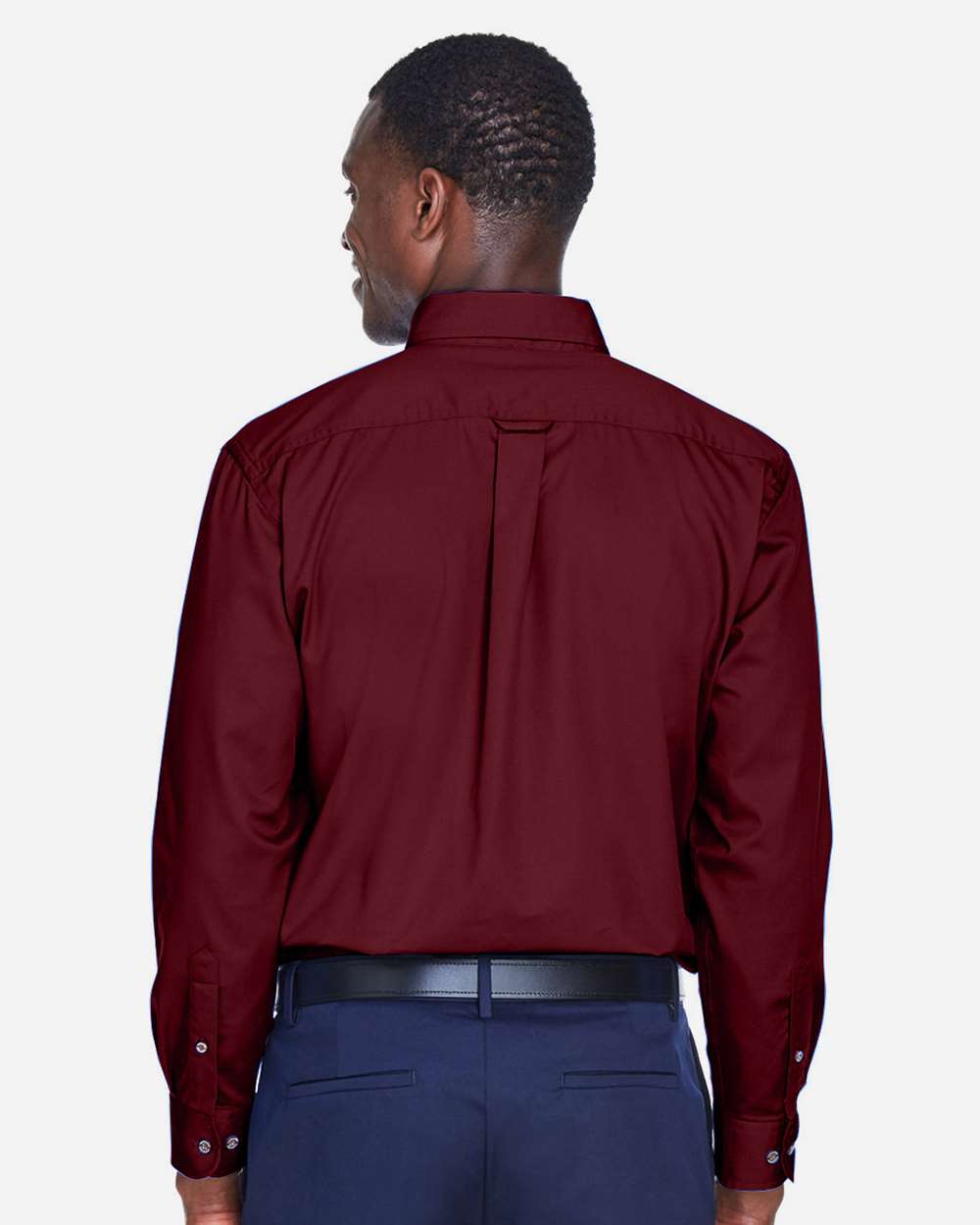 Harriton Men's Easy Blend™ Twill Shirt - M500 Wine
