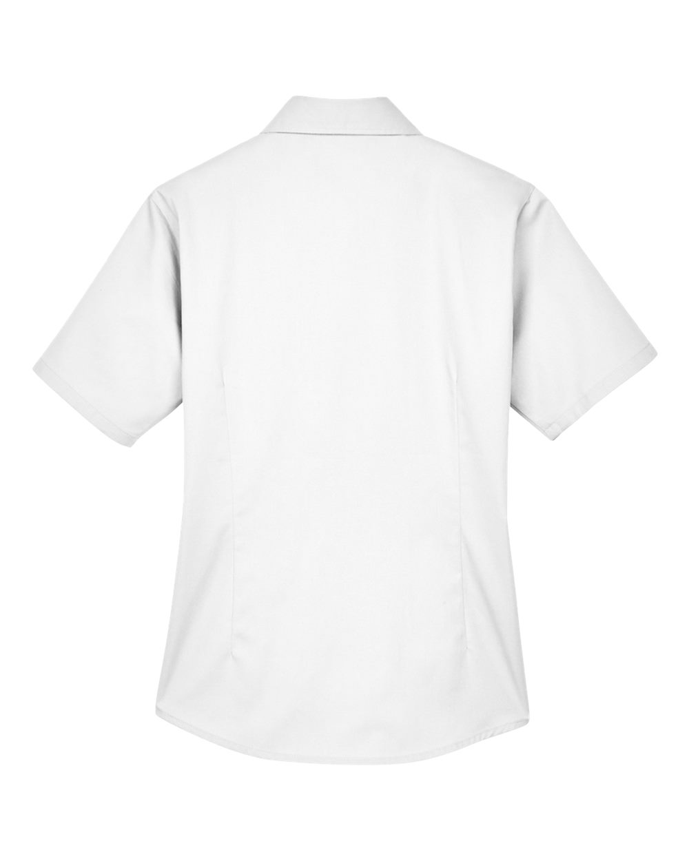 Harriton Women's Easy Blend™ Short Sleeve Twill Dress Shirt with Stain-Release - M500SW White