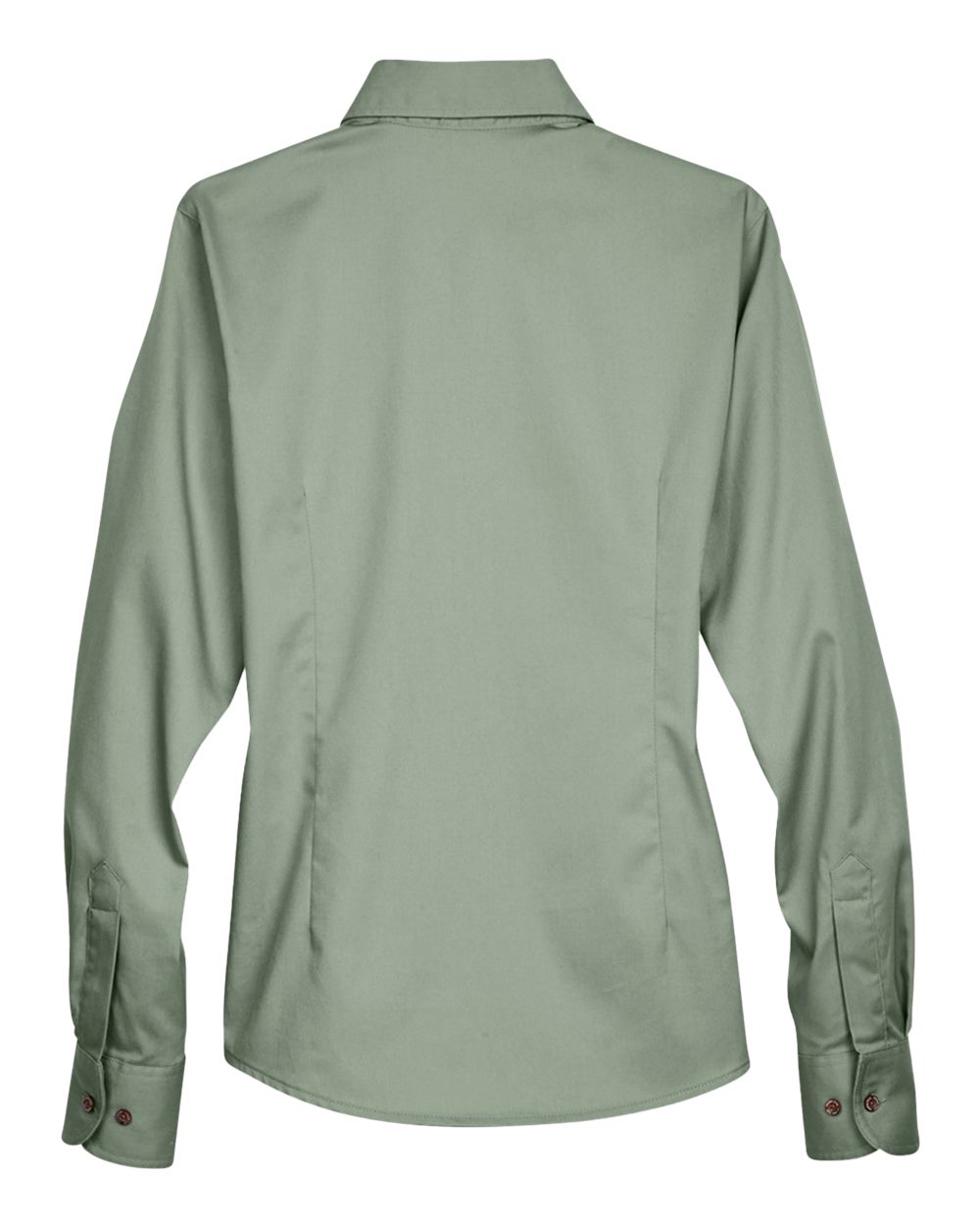 Harriton Women's Easy Blend™ Long Sleeve Twill Dress Shirt with Stain-Release - M500W Dill