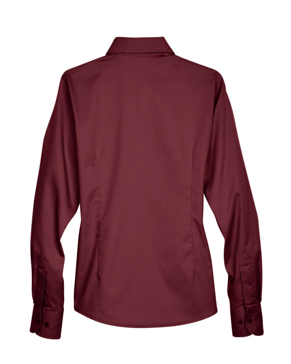 Harriton Women's Easy Blend™ Long Sleeve Twill Dress Shirt with Stain-Release - M500W Wine