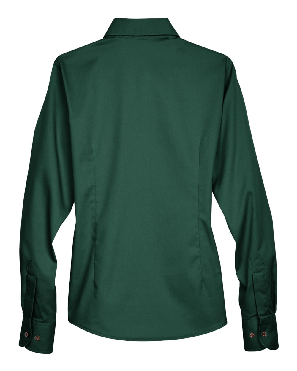 Harriton Women's Easy Blend™ Twill Dress Shirt with Stain-Release - M500W Hunter
