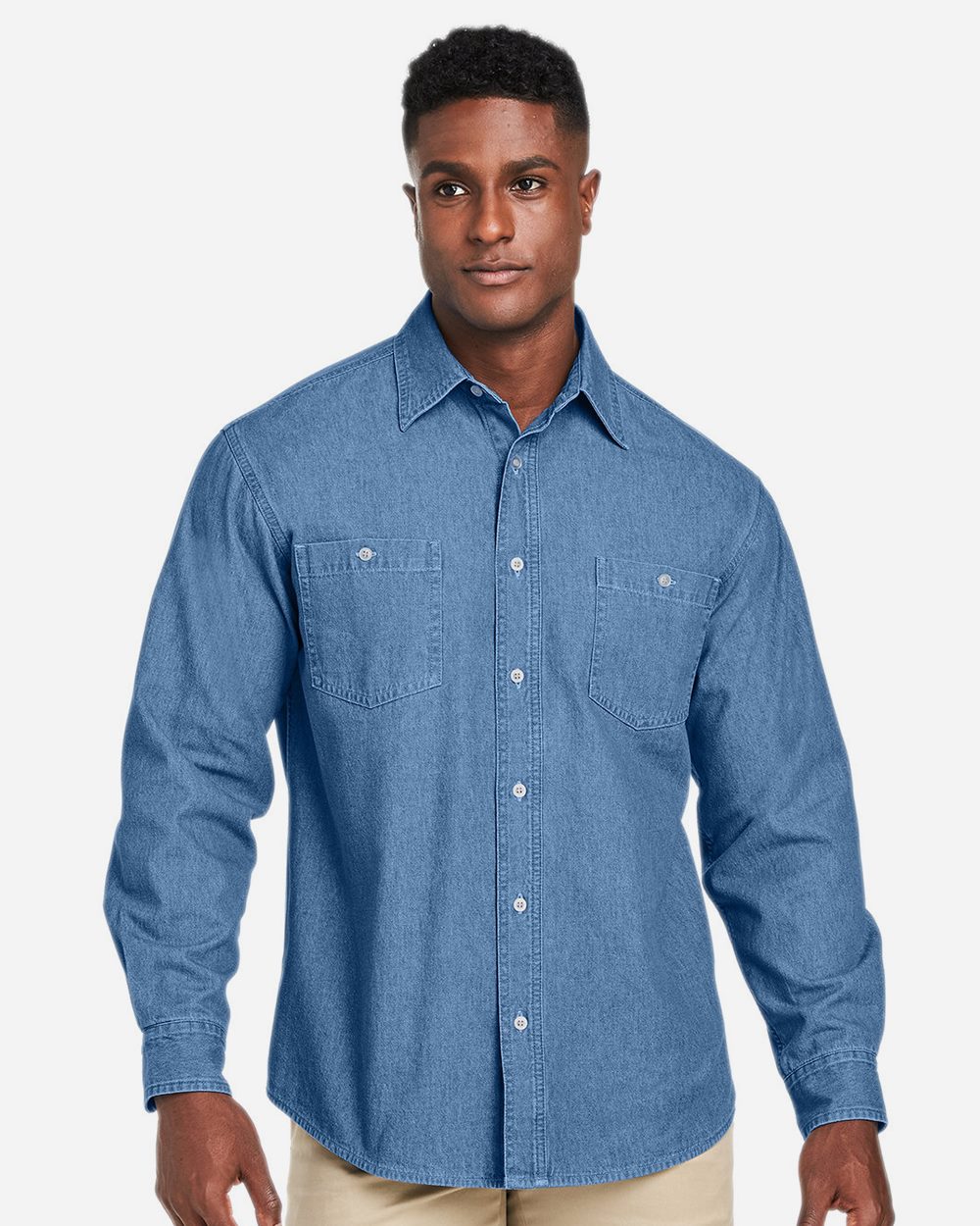 Harriton Unisex Denim Shirt Jacket - M540