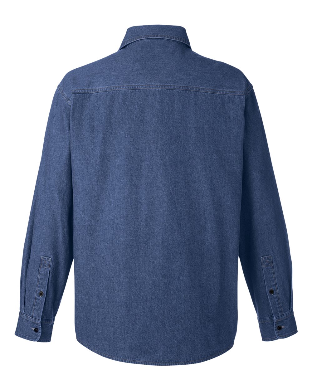 Harriton Unisex Denim Shirt Jacket - M540 Dark Denim