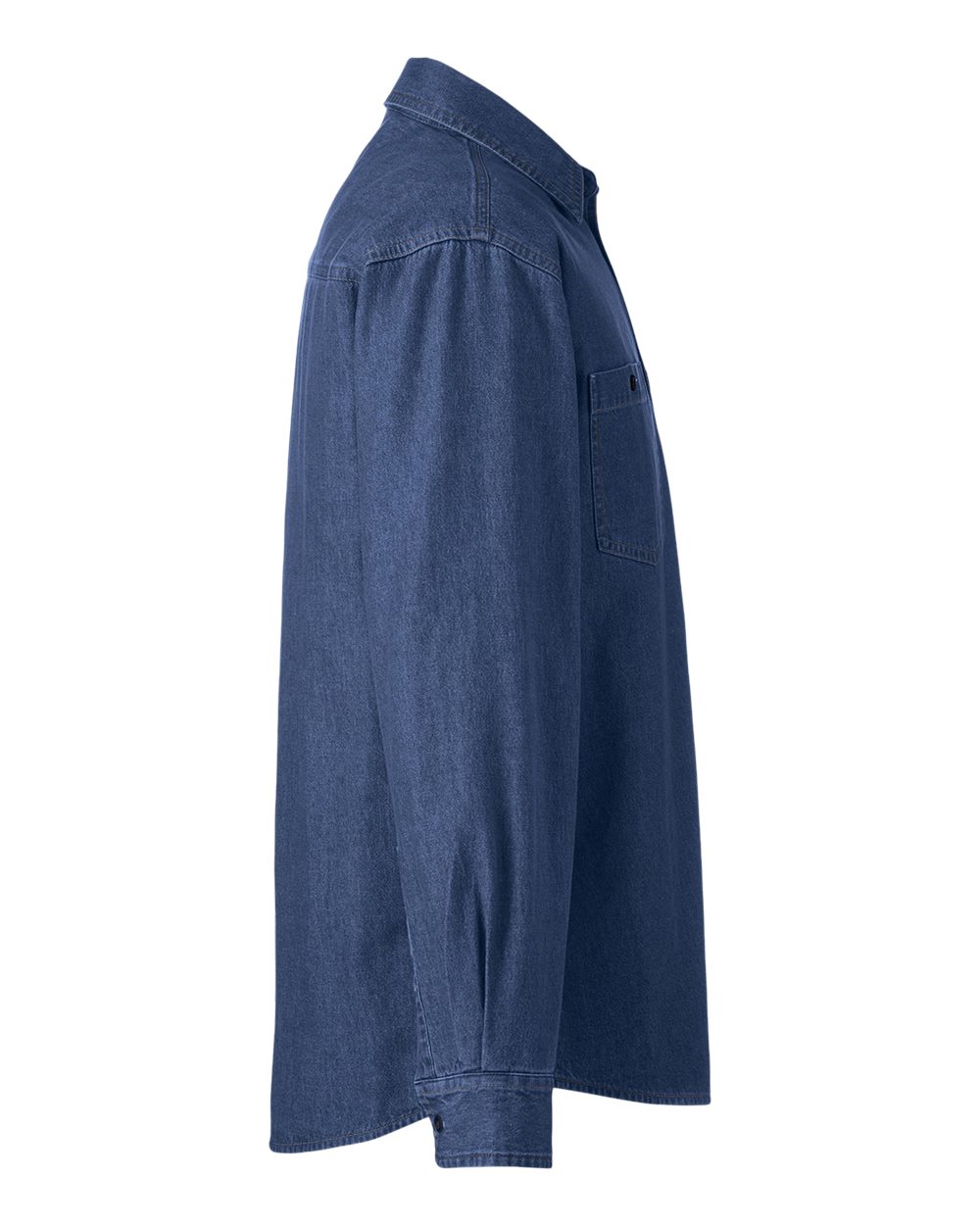 Harriton Unisex Denim Shirt Jacket - M540 Dark Denim