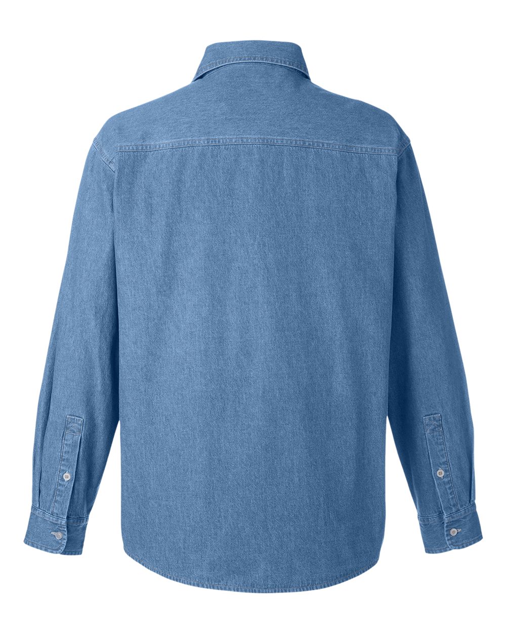 Harriton Unisex Denim Shirt Jacket - M540 Light Denim