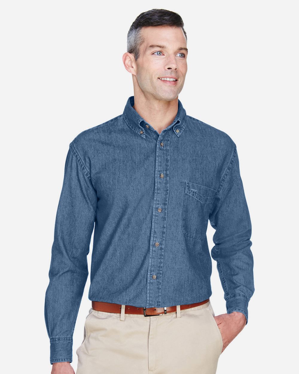 Harriton Men's Denim Shirt - M550