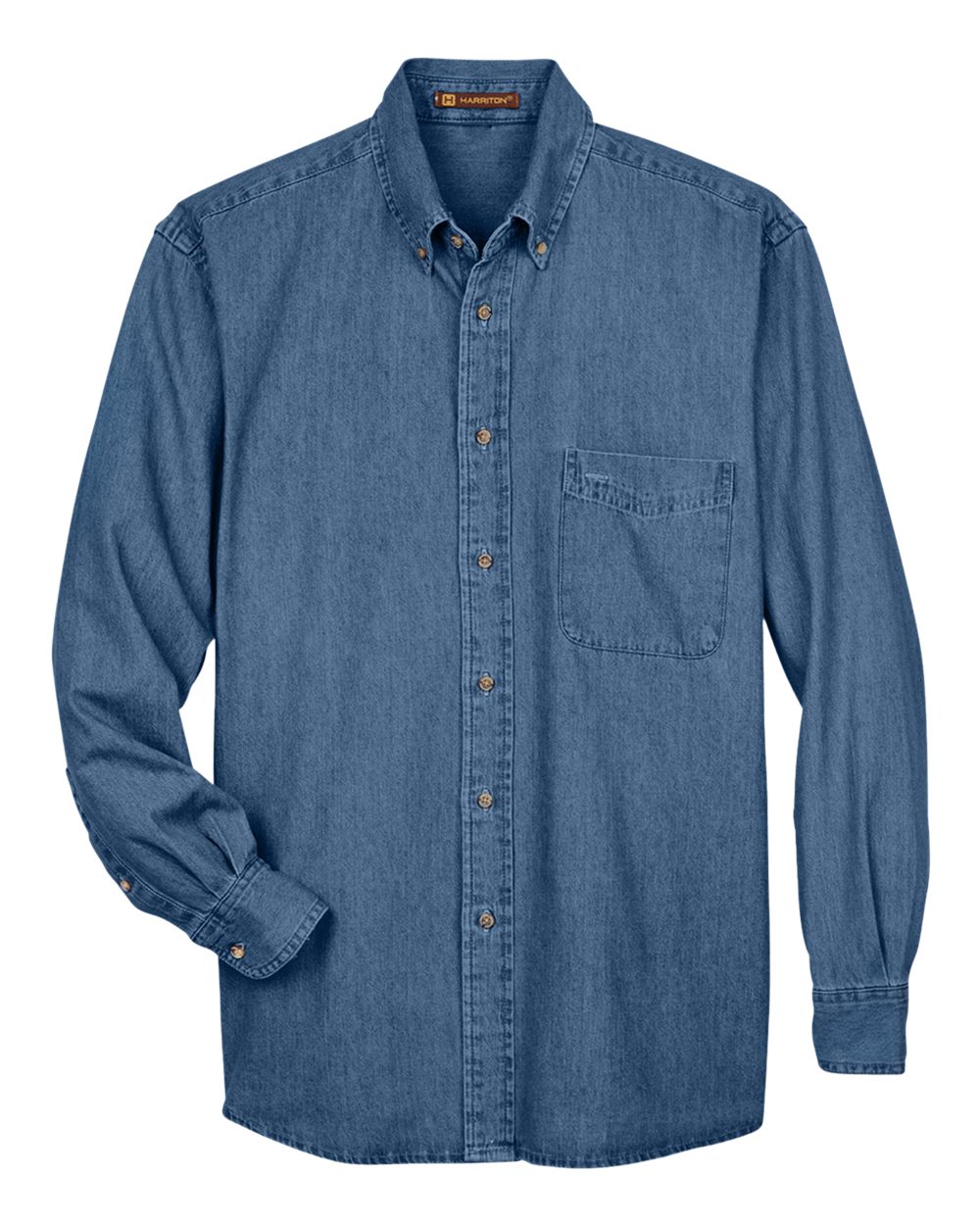 Harriton Men's Denim Shirt - M550 Light Denim