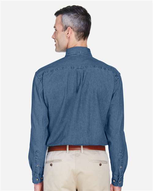 Harriton Men's Denim Shirt - M550 Light Denim