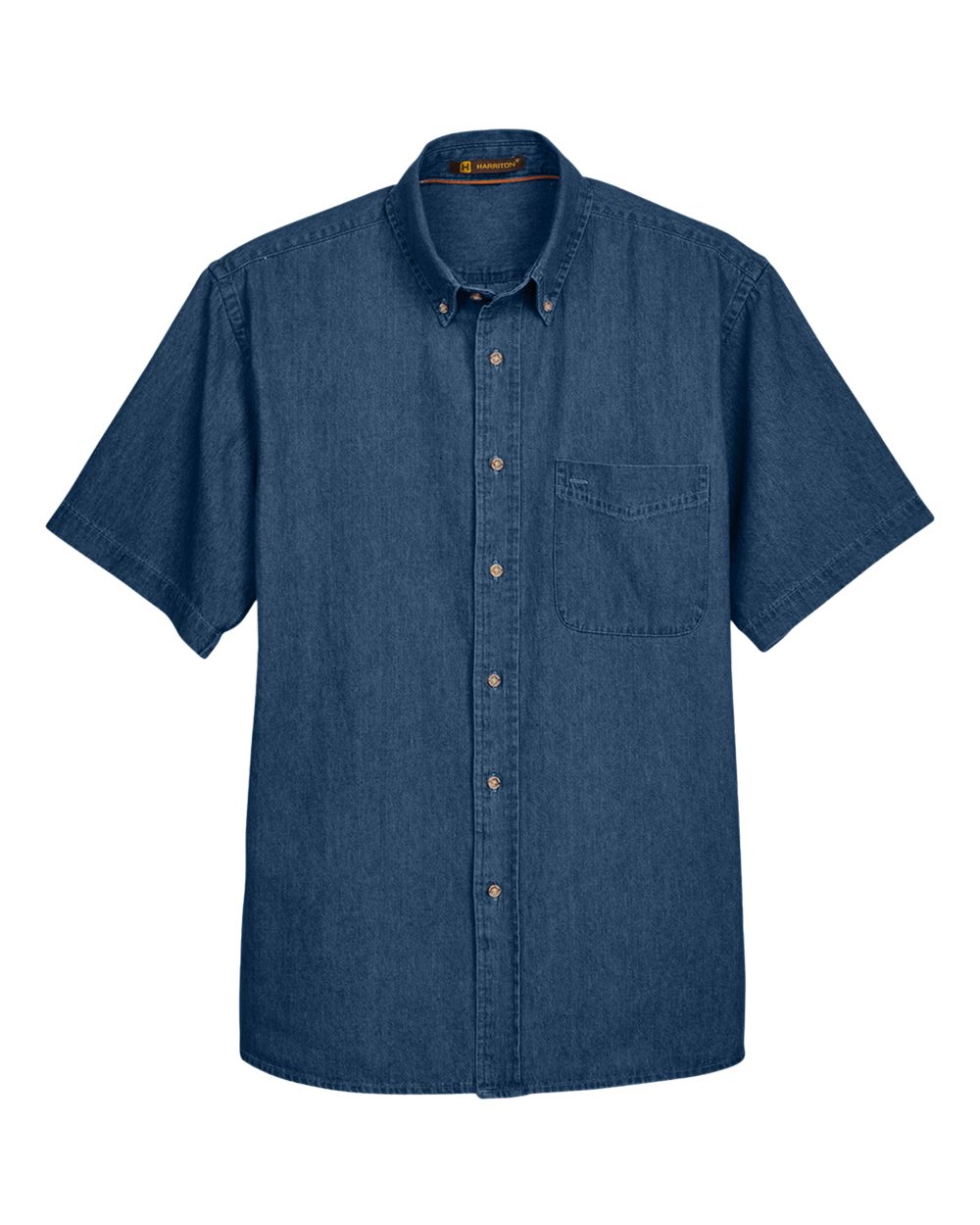 Harriton Men's Denim Shirt - M550S Dark Denim