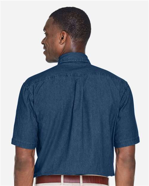 Harriton Men's Denim Shirt - M550S Dark Denim