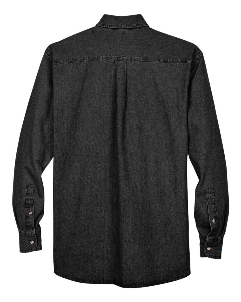 Harriton Men's Tall Denim Shirt - M550T Washed Black