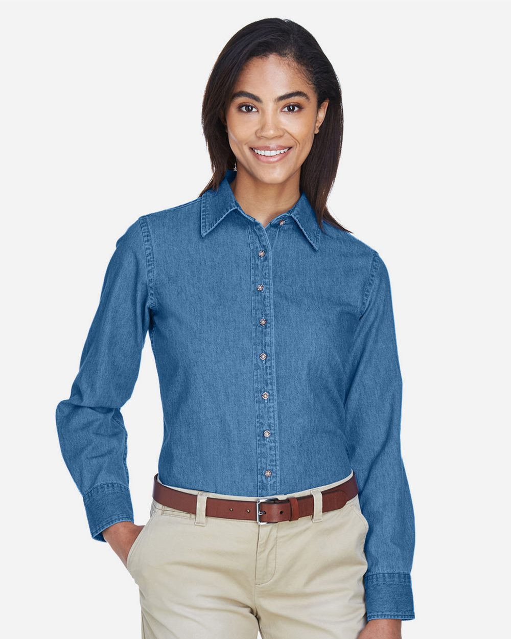 Harriton Women's Denim Shirt - M550W
