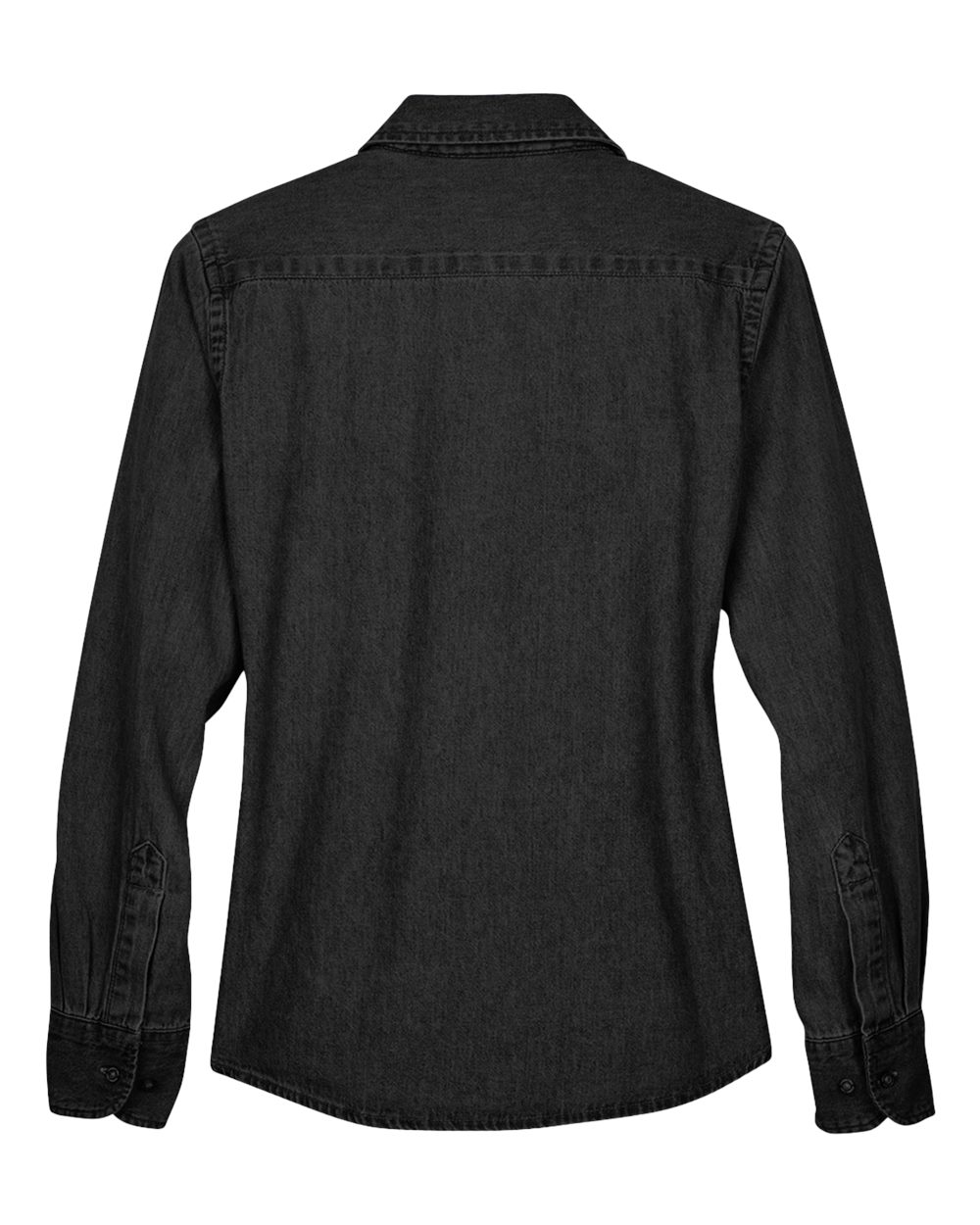 Harriton Women's Denim Shirt - M550W Washed Black