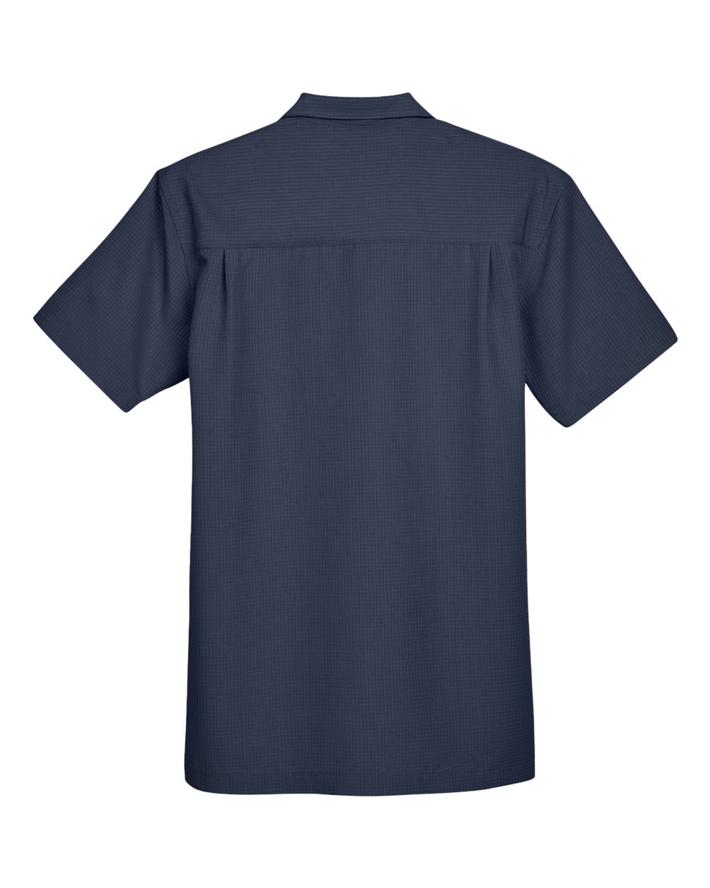Harriton Men's Barbados Textured Camp Shirt - M560 Navy