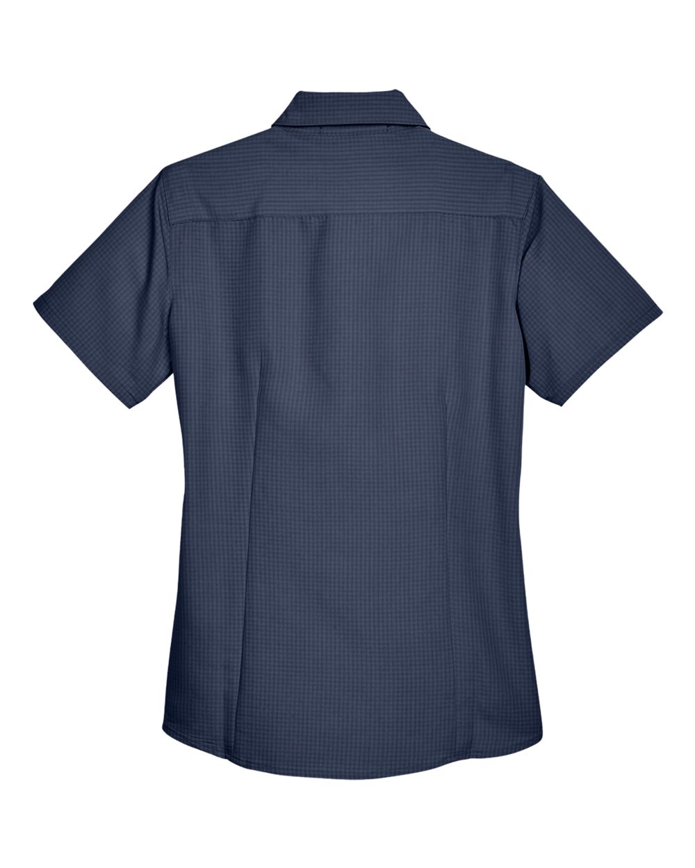 Harriton Women's Barbados Textured Camp Shirt - M560W Navy