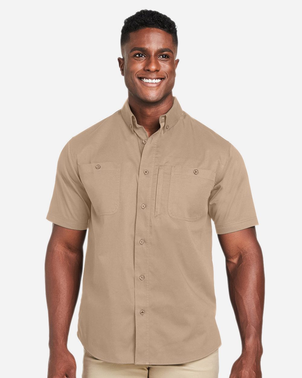 Harriton Men's Advantage IL Short Sleeve Work Shirt - M585