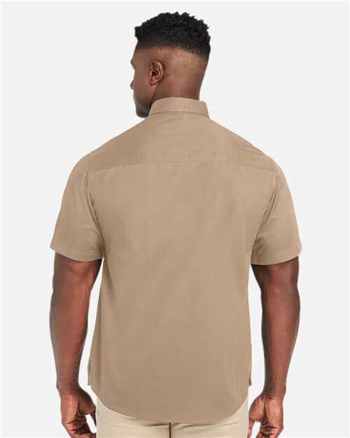 Harriton Men's Advantage IL Short Sleeve Work Shirt - M585 Khaki