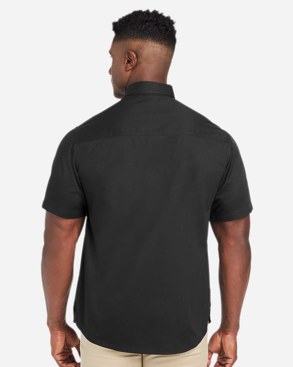 Harriton Men's Advantage IL Short Sleeve Work Shirt - M585 Black