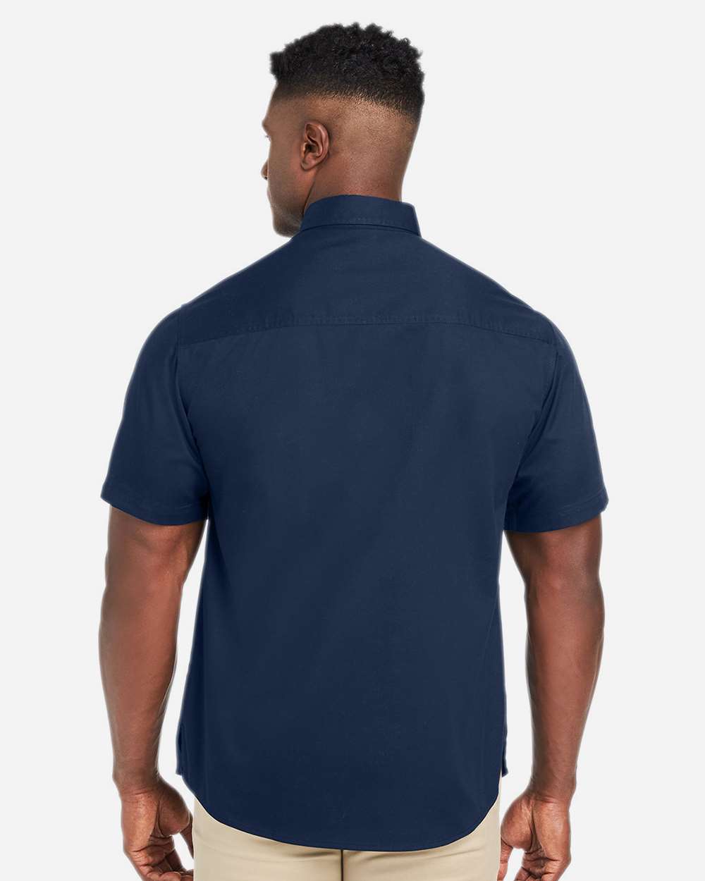 Harriton Men's Advantage IL Short Sleeve Work Shirt - M585 Dark Navy