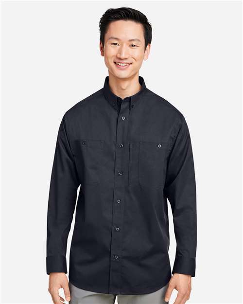Harriton Men's Advantage IL Workshirt - M585L Black