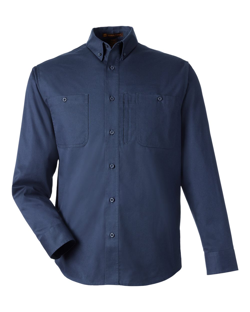 Harriton Men's Advantage IL Workshirt - M585L Dark Navy