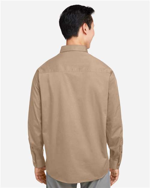 Harriton Men's Advantage IL Workshirt - M585L Khaki