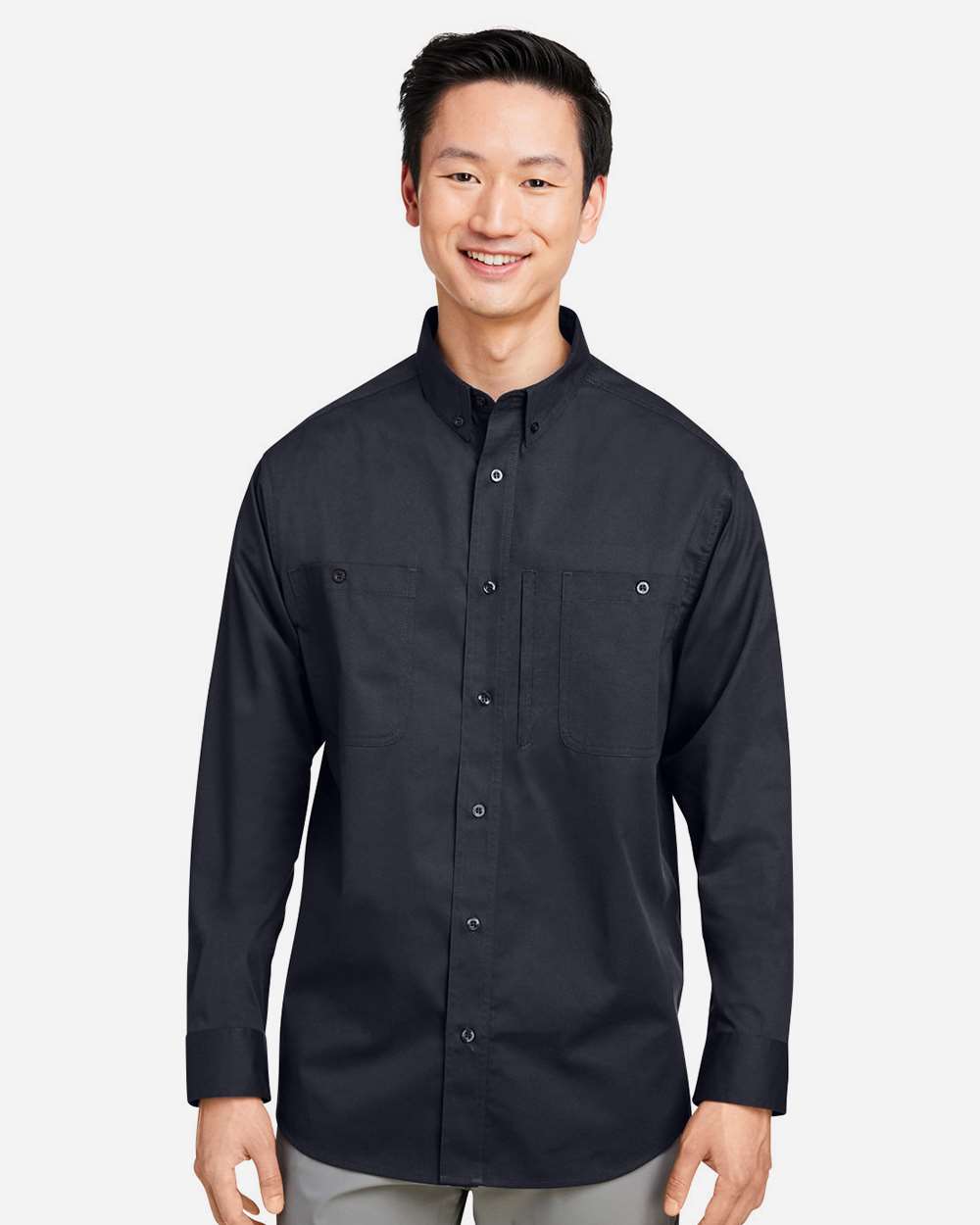 Harriton Men's Advantage IL Workshirt - M585L Black