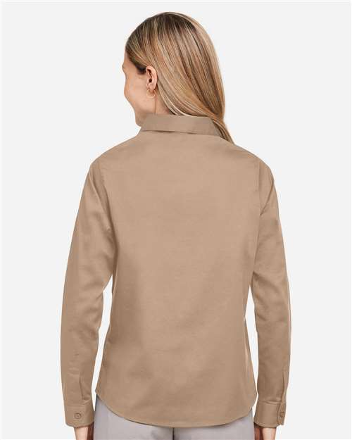 Harriton Women's Advantage IL Workshirt - M585LW Khaki