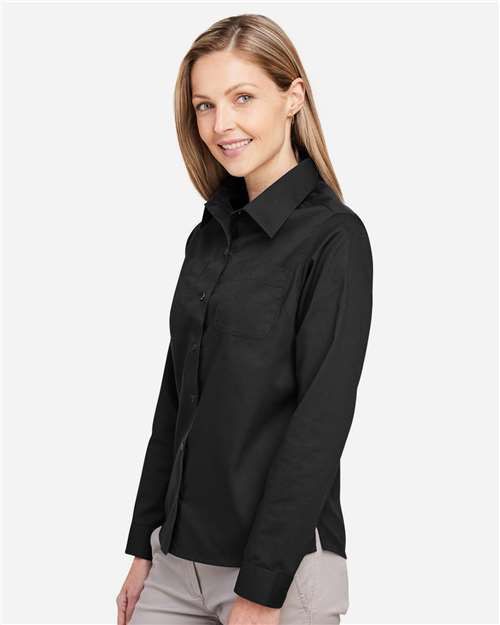 Harriton Women's Advantage IL Workshirt - M585LW Black