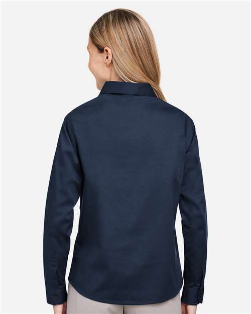 Harriton Women's Advantage IL Workshirt - M585LW Dark Navy