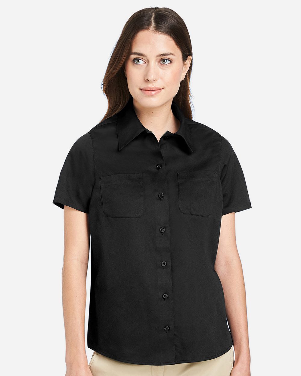 Harriton Women's Advantage IL Short Sleeve Dress Shirt - M585W