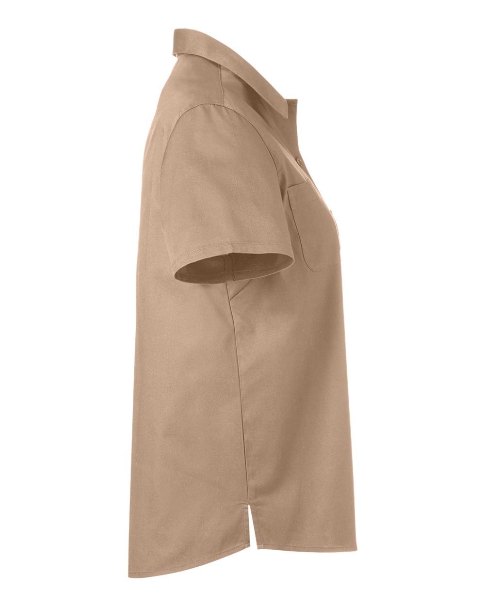 Harriton Women's Advantage IL Short Sleeve Dress Shirt - M585W Khaki