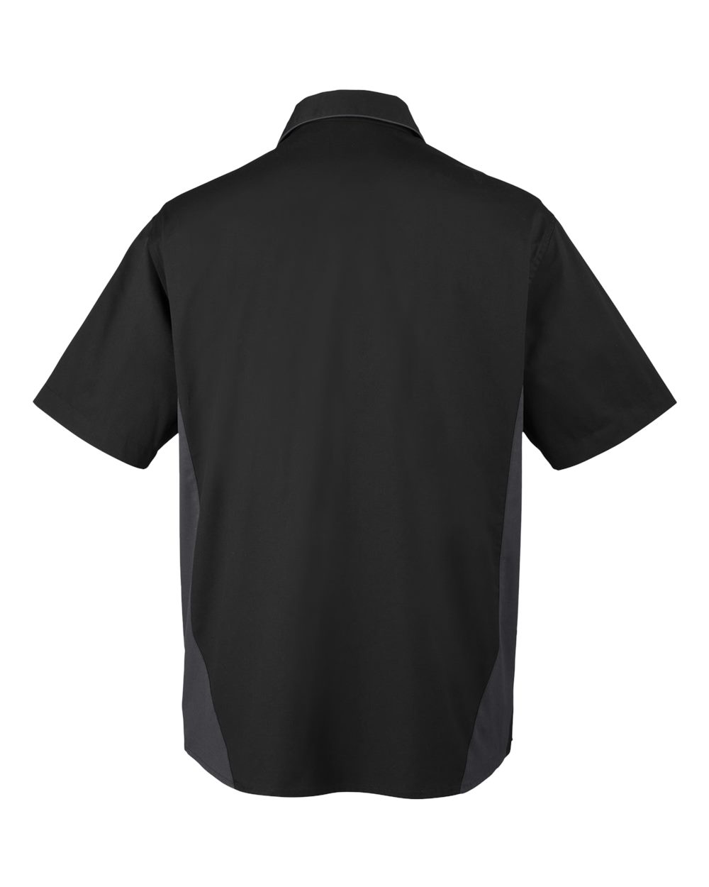 Harriton Men's Flash IL Colorblock Shirt - M586 Black- Dark Charcoal